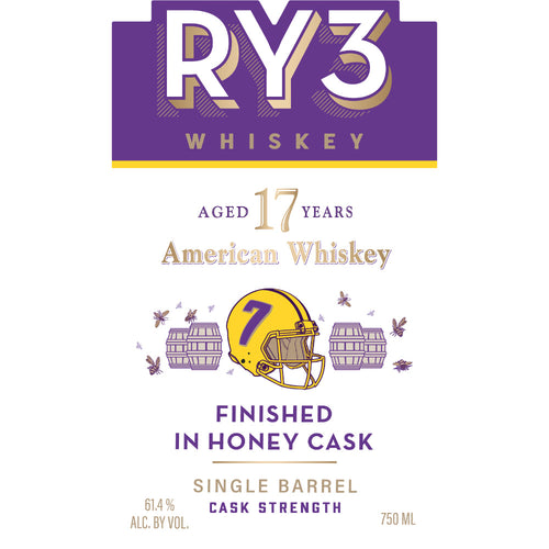 Buy RY3 17 Year Old Honey Cask Finished American Whiskey Online -Craft City
