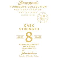 Buy Rabbit Hole Boxergrail Founderôs Collection 8 Year Old Rye Whiskey Online -Craft City