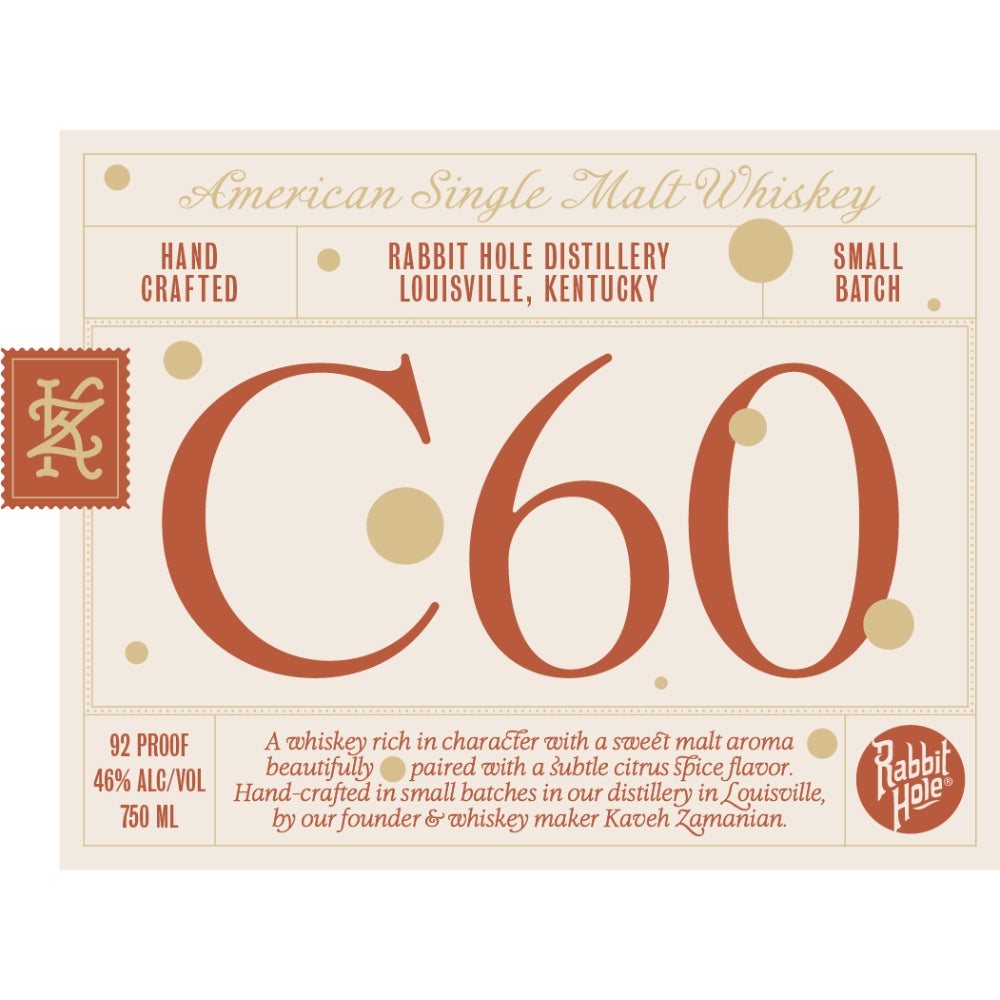 Buy Rabbit Hole C60 American Single Malt Whiskey Online -Craft City