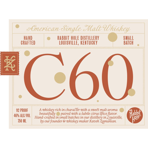Buy Rabbit Hole C60 American Single Malt Whiskey Online -Craft City