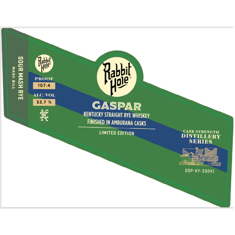 Buy Rabbit Hole Gaspar Sour Mash Rye Whiskey Online -Craft City