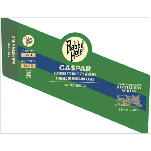 Buy Rabbit Hole Gaspar Sour Mash Rye Whiskey Online -Craft City