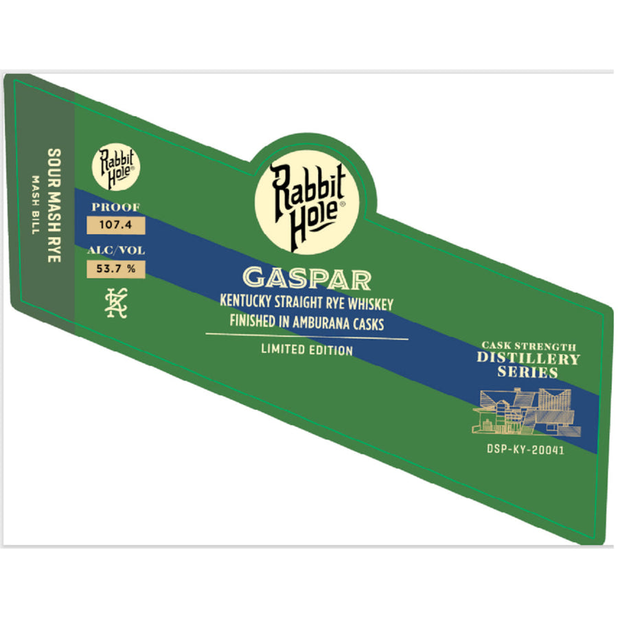 Buy Rabbit Hole Gaspar Sour Mash Rye Whiskey Online -Craft City