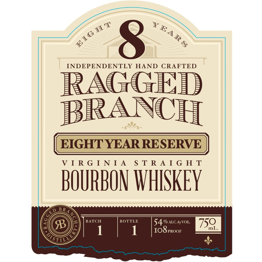 Buy Ragged Branch 8 Year Reserve Bourbon Online -Craft City