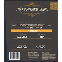 Buy Rare Character The Exceptional Series 9 Year Old Tennessee Whiskey Online -Craft City