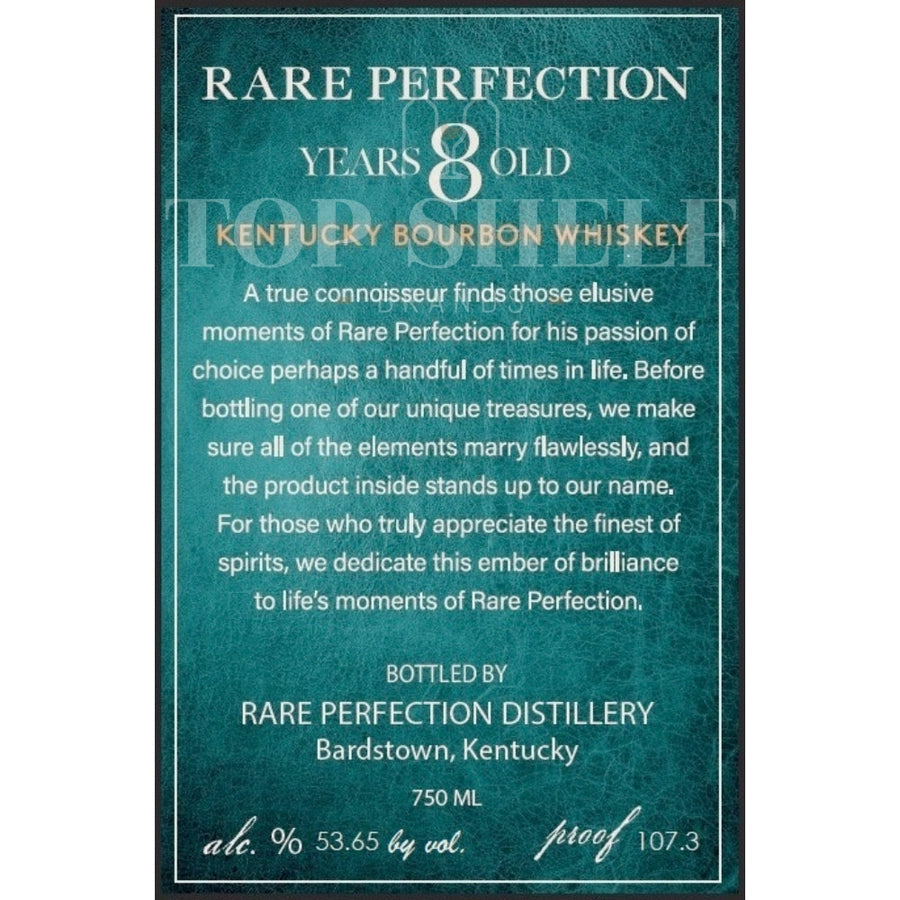 Buy Rare Perfection 8 Year Old Bourbon Private Select Online -Craft City