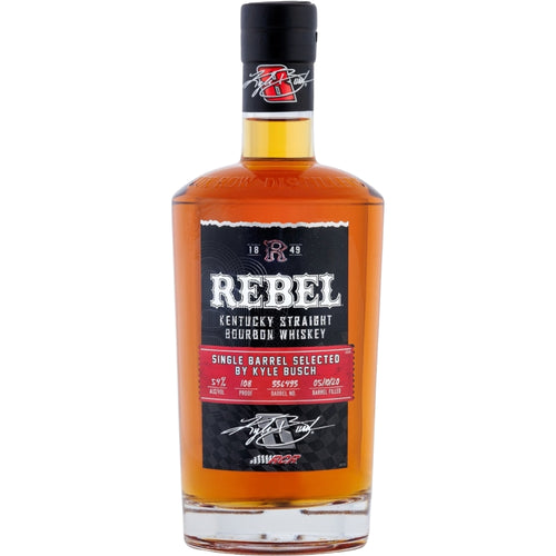 Buy Rebel Single Barrel Bourbon By Kyle Busch Online -Craft City