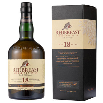 Buy Redbreast Single Pot Still Irish Whiskey 18 Yr 92 750ML Online -Craft City
