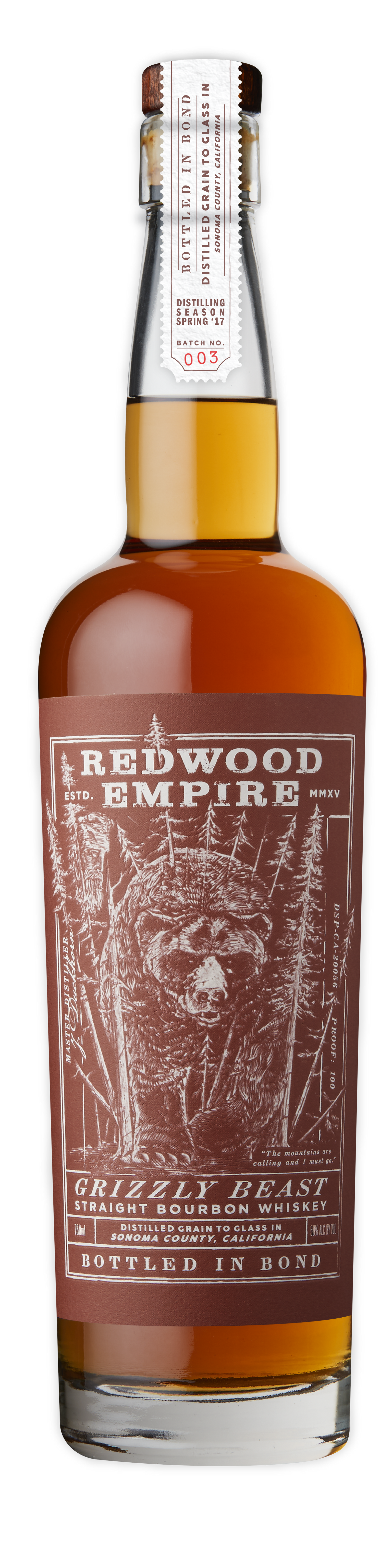 Buy Redwood Empire Bourbon Grizz Beast 750ML Online -Craft City