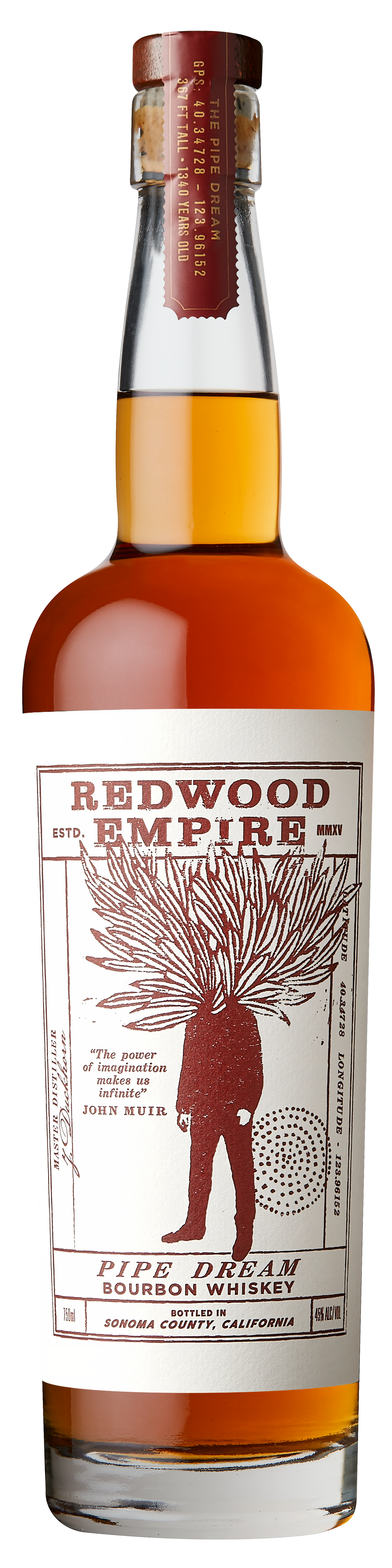 Buy Redwood Empire Bourbon Pipedrm 101 750ML Online -Craft City
