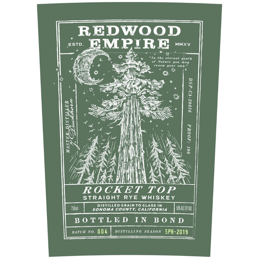 Buy Redwood Empire Rocket Top Straight Rye Batch 004 Online -Craft City