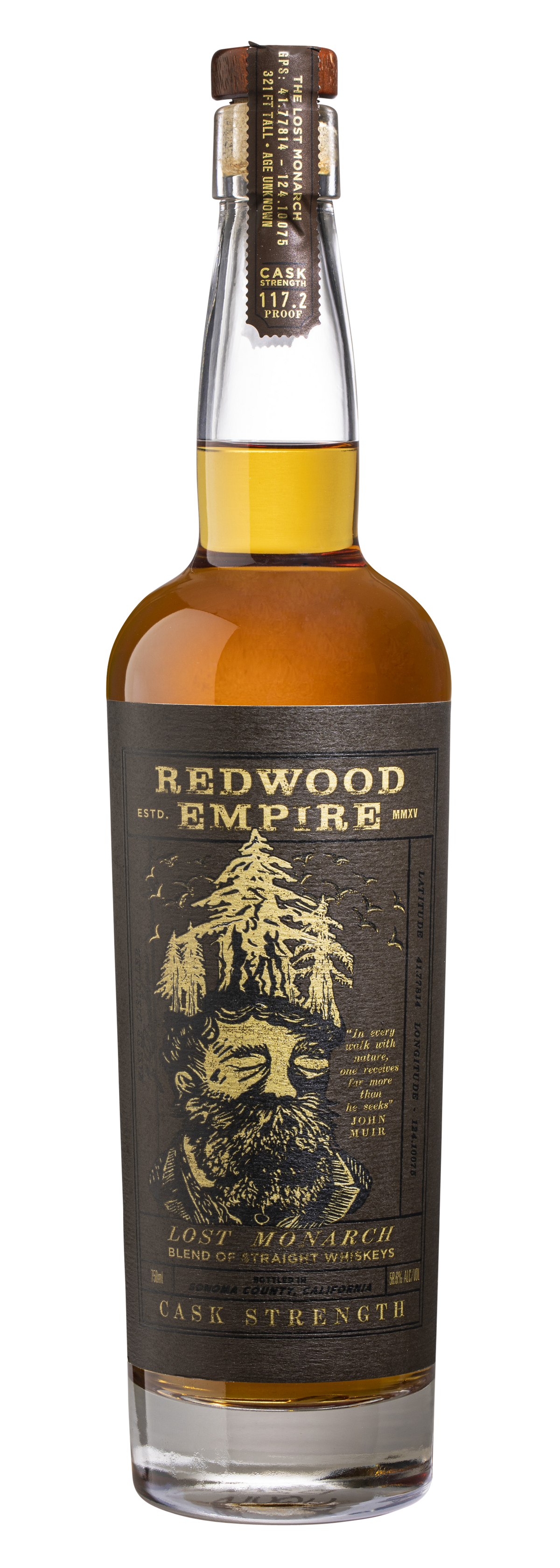 Buy Redwood Empire Whiskey Cask Strength Lost Monarch 750 Online -Craft City