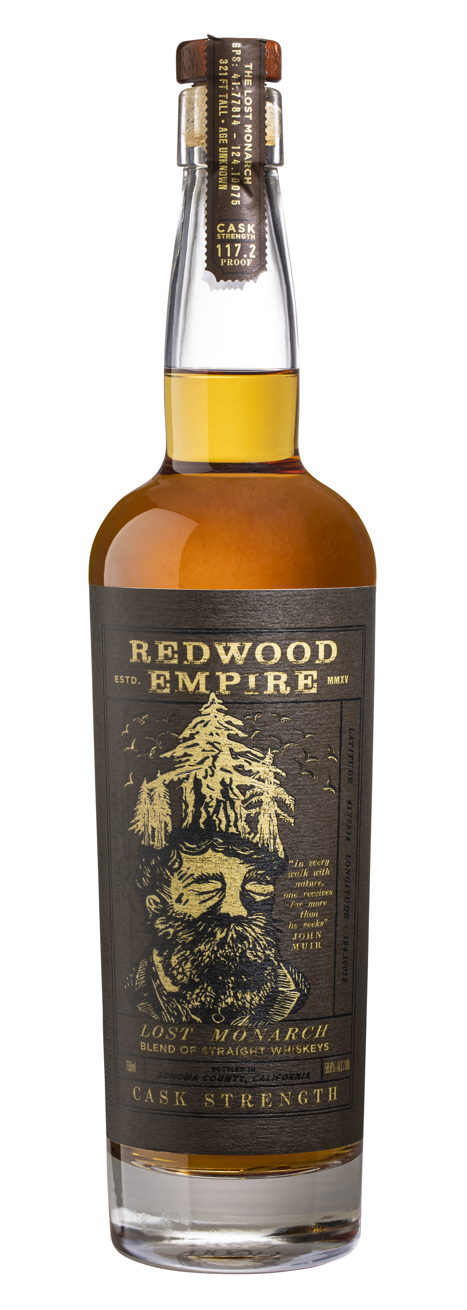Buy Redwood Empire Whiskey Cask Strength Lost Monarch 750 Online -Craft City