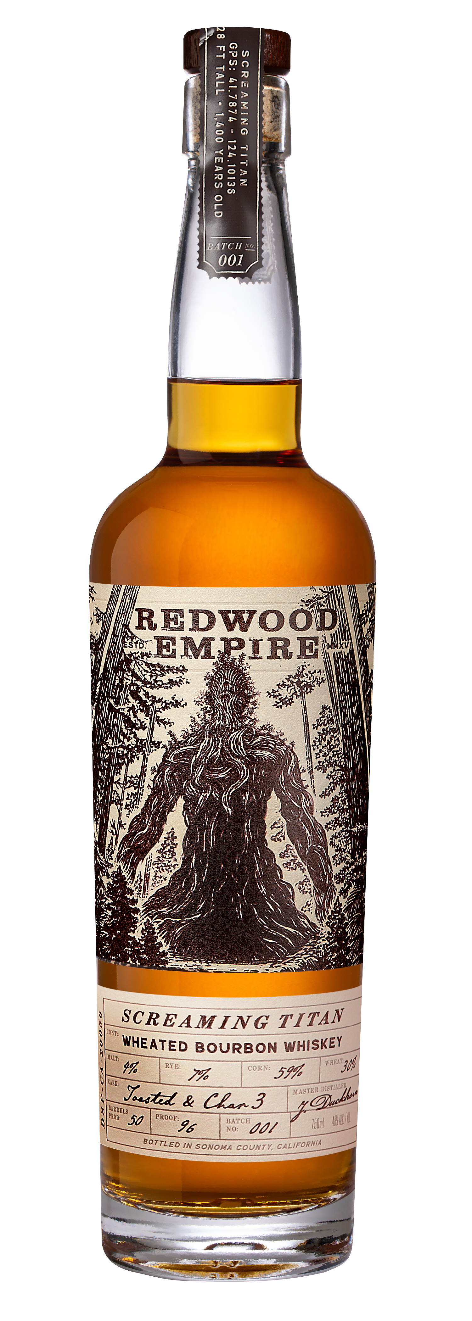 Buy Redwood Empire White Bourbon Scr Titan 750ML Online -Craft City
