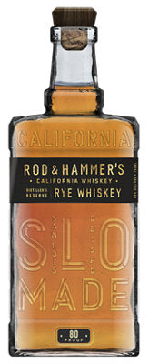 Buy Rod & Hammer'S Rye Whiskey Slo Stills Distiller'S Reserve 80 750ML Online -Craft City