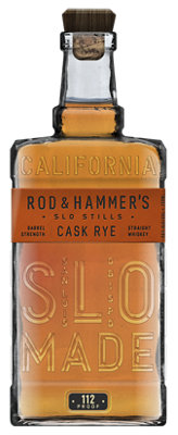 Buy Rod & Hammer'S Straight Rye Whiskey Slo Stills Cask Rye 2 Yr 112 750ML Online -Craft City