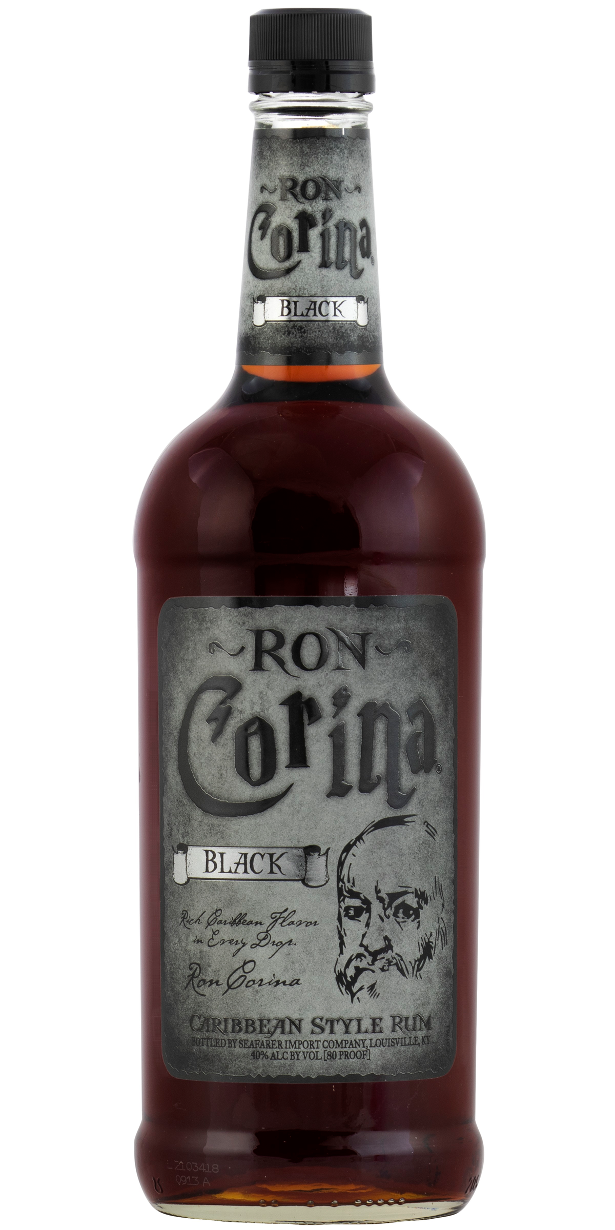 Buy Ron Corina Rum Black 1L Online -Craft City