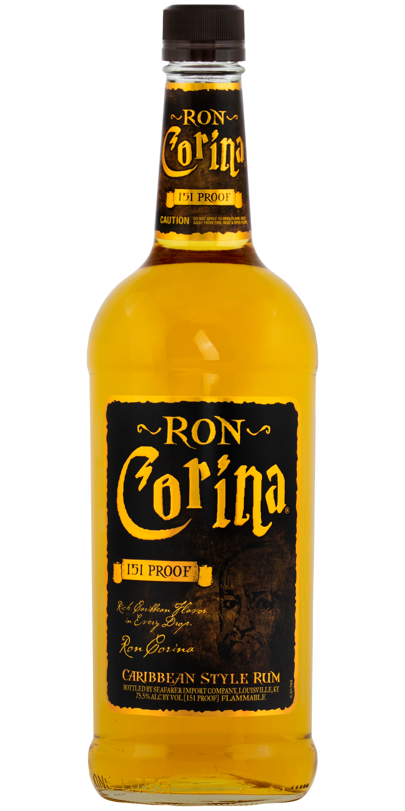 Buy Ron Corina Rum Dark 151 1L Online -Craft City