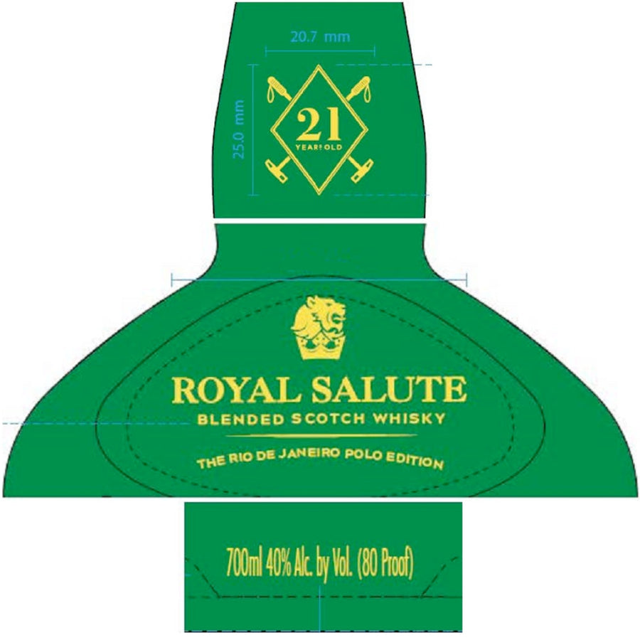Buy Royal Salute The Rio de Janeiro Polo Edition 21 Year Old Online -Craft City