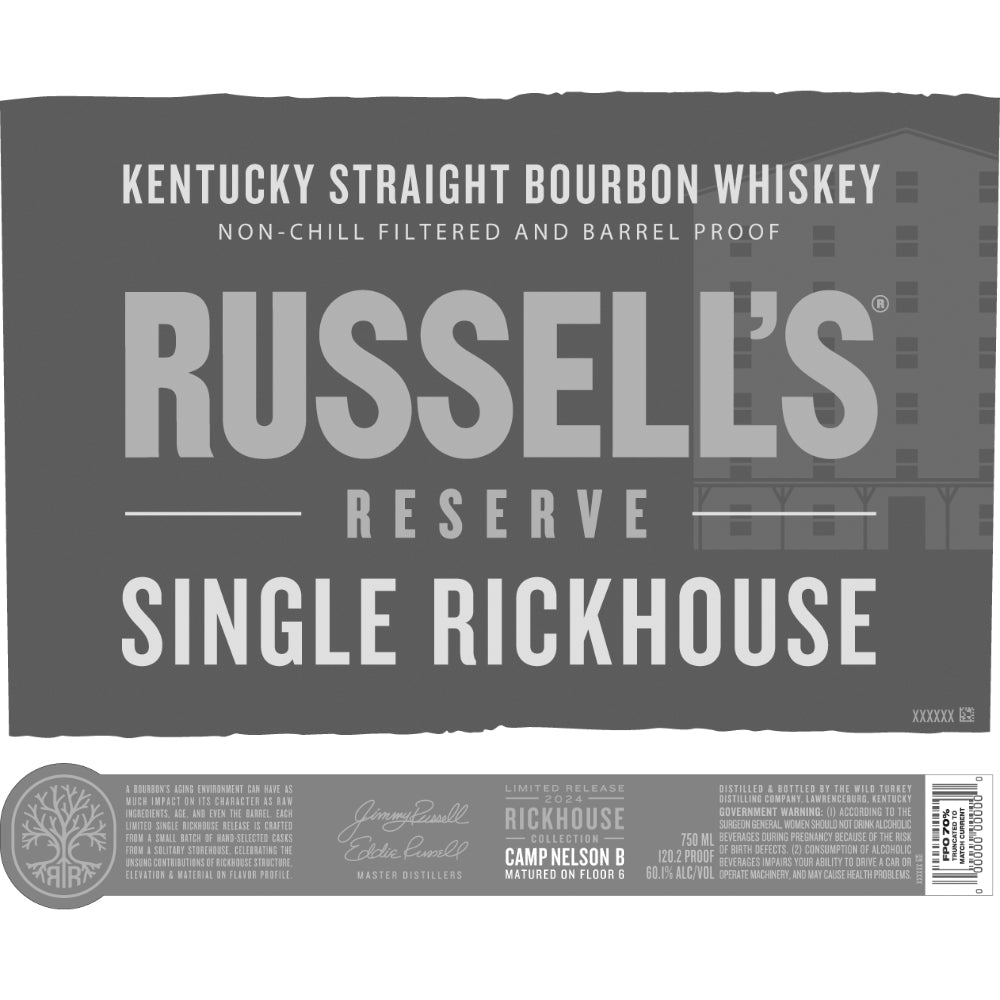 Buy Russell’s Reserve Single Rickhouse 2023 Camp Nelson B Online -Craft City
