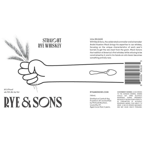 Buy Rye & Sons Straight Rye 2024 Release Online -Craft City