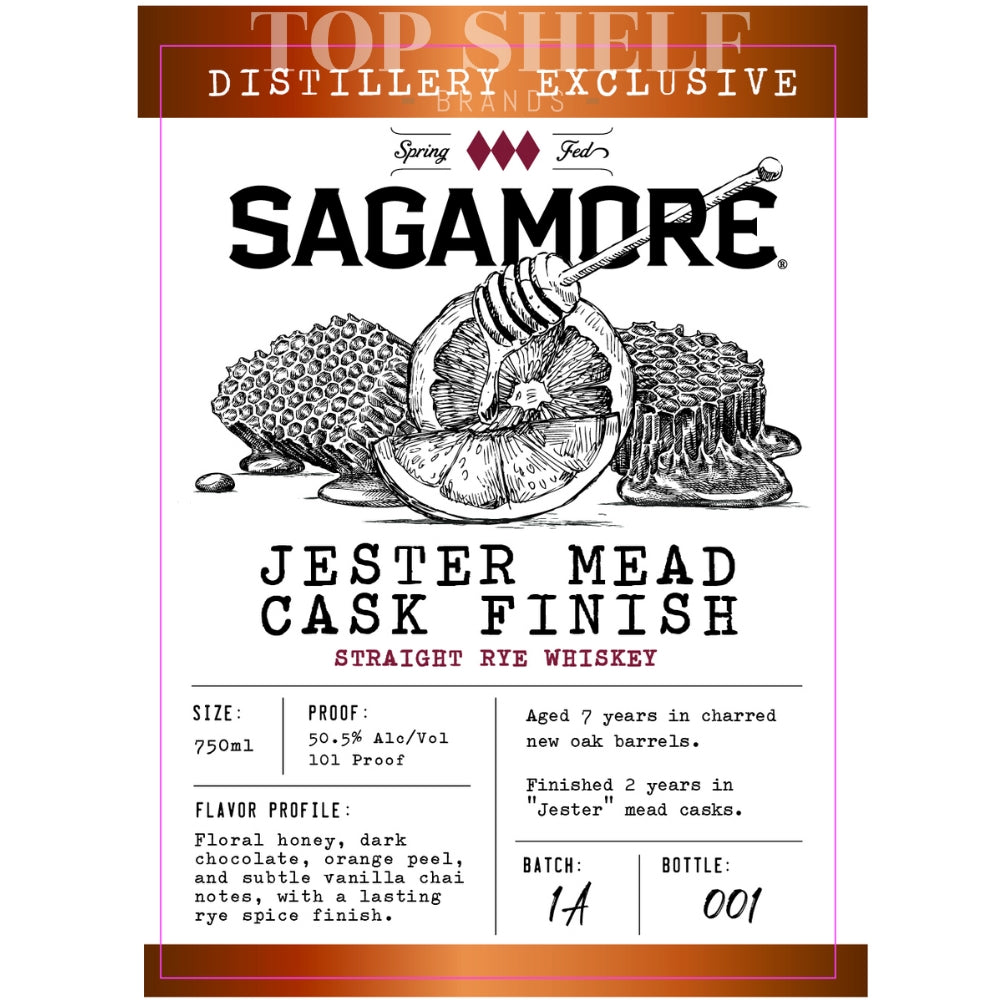 Buy Sagamore Jester Mead Cask Finish Rye Whiskey Online -Craft City