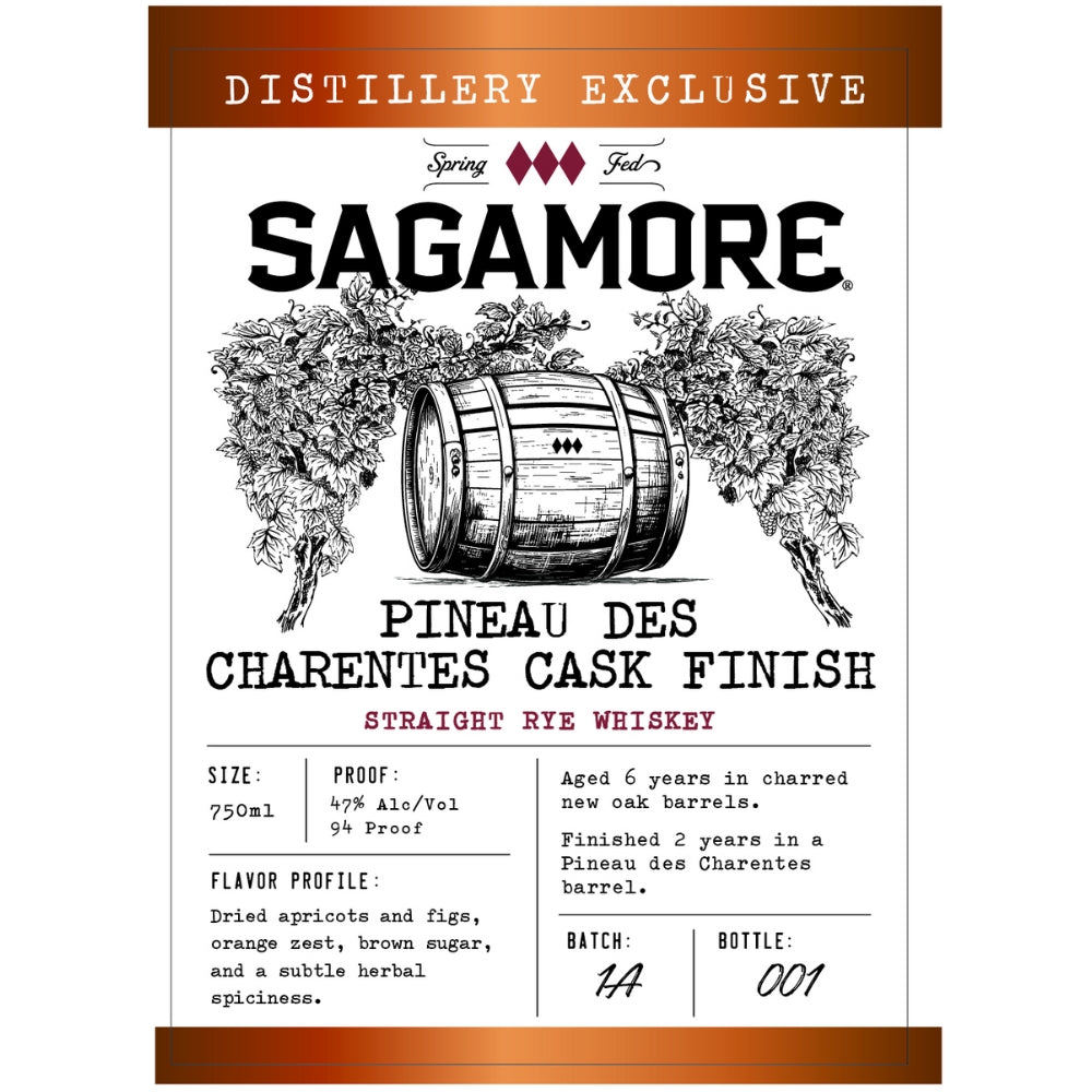 Buy Sagamore Pineau des Charentes Cask Finish Rye Online -Craft City