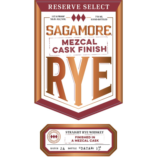 Buy Sagamore Reserve Select Mezcal Cask Finish Rye Online -Craft City