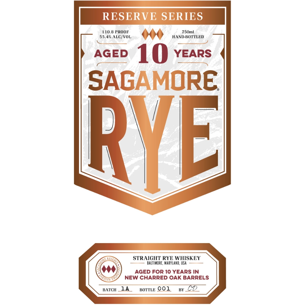 Buy Sagamore Rye 10 Year Old Online -Craft City