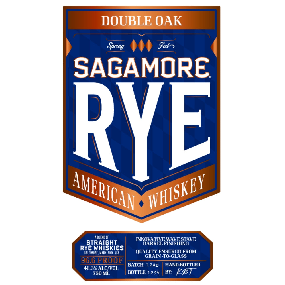 Buy Sagamore Rye Double Oak Blended Straight Rye Online -Craft City