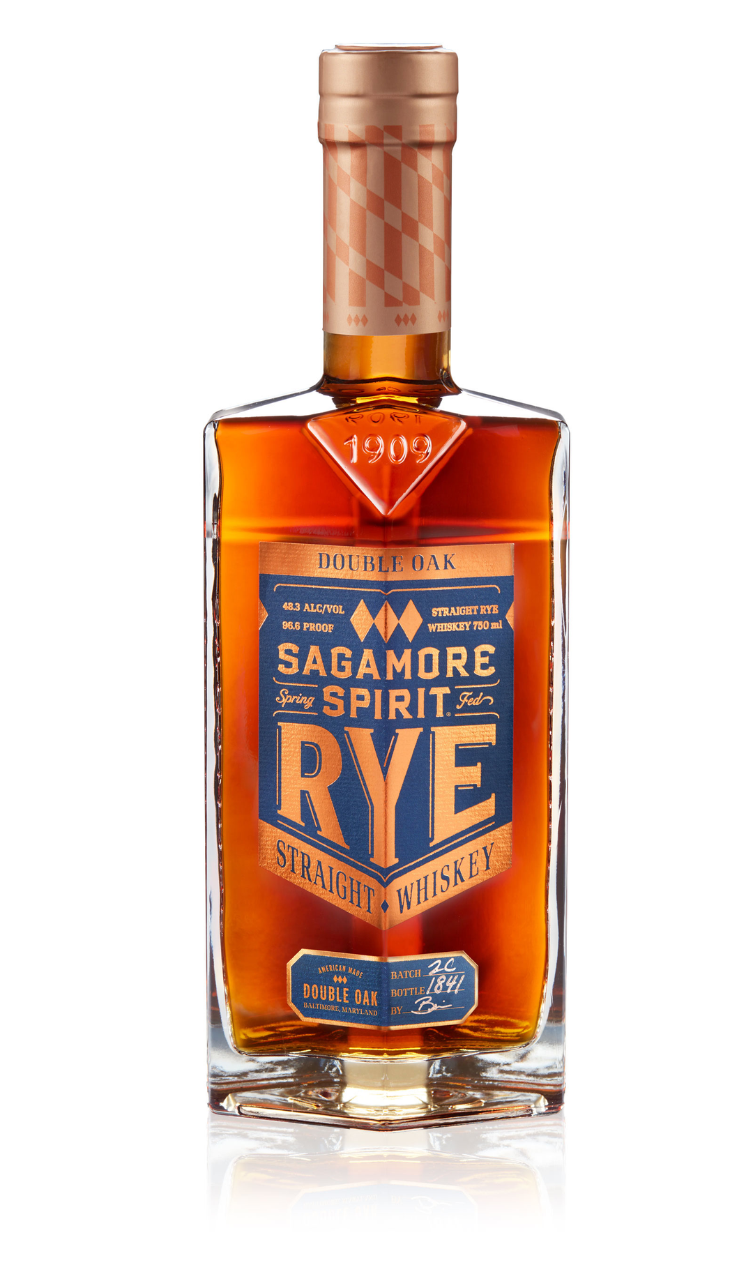 Buy Sagamore Rye Whiskey Double Oaked 96.6 750ML Online -Craft City