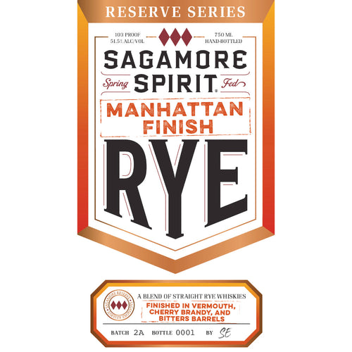 Buy Sagamore Spirit Reserve Series Manhattan Finish Rye Online -Craft City