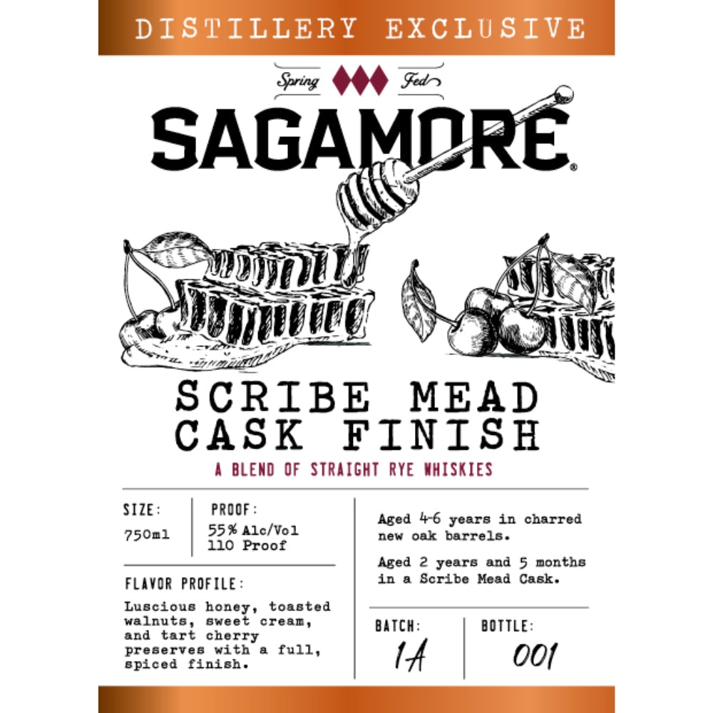 Buy Sagamore Spirit Scribe Mead Cask Finish Straight Rye Online -Craft City