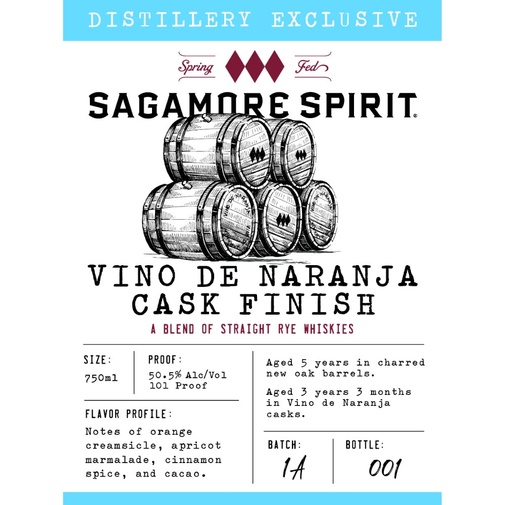 Buy Sagamore Spirit Vino de Naranja Cask Finish Rye Whiskey Online -Craft City