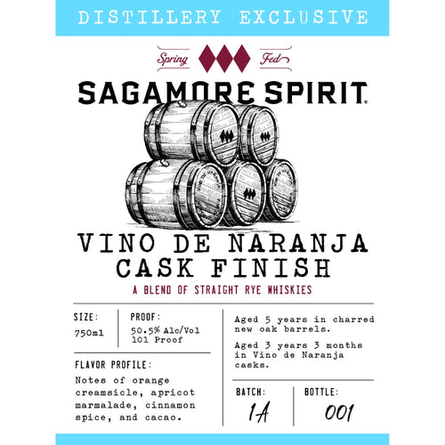Buy Sagamore Spirit Vino de Naranja Cask Finish Rye Whiskey Online -Craft City