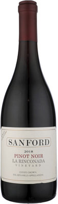 Buy Sanford Pinot Noir La Rinconada Vineyard Santa Rita Hills 2018 750ML Online -Craft City
