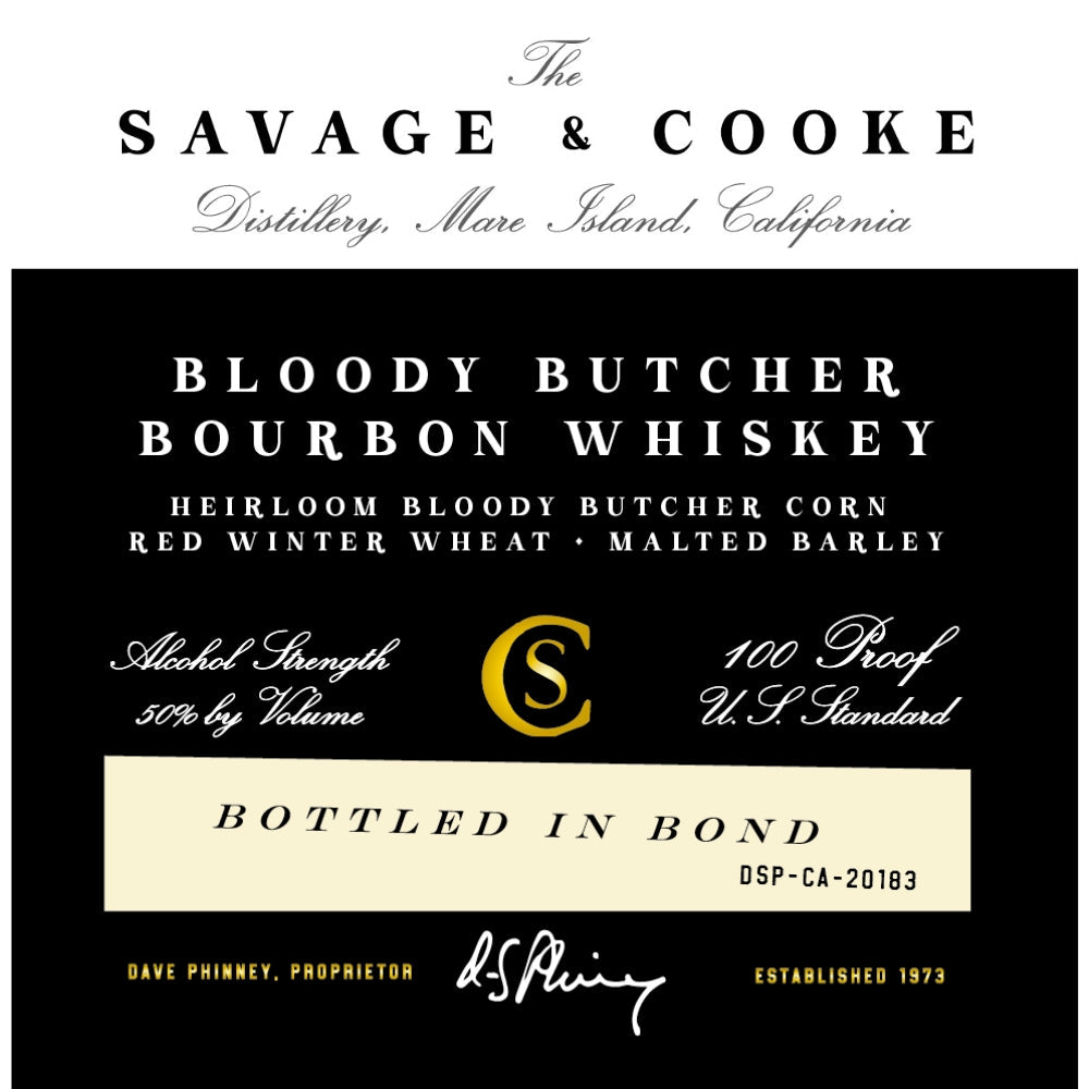 Buy Savage & Cooke Bottled in Bond Bloody Butcher Bourbon Online -Craft City