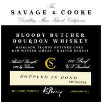 Buy Savage & Cooke Bottled in Bond Bloody Butcher Bourbon Online -Craft City