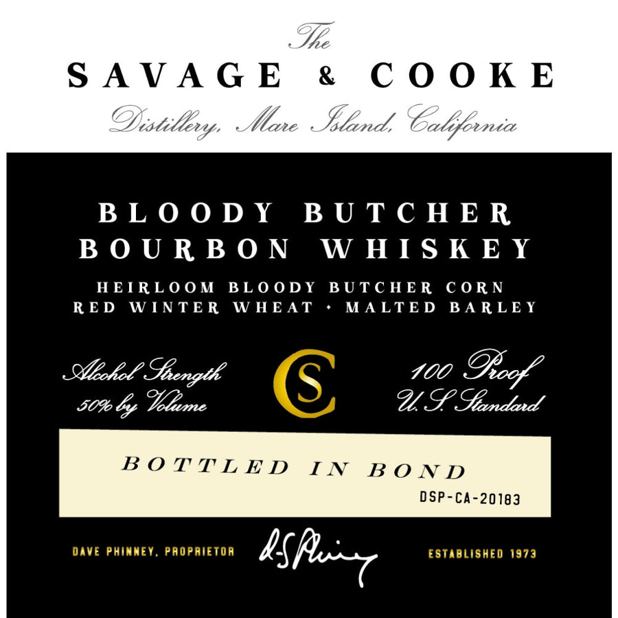 Buy Savage & Cooke Bottled in Bond Bloody Butcher Bourbon Online -Craft City