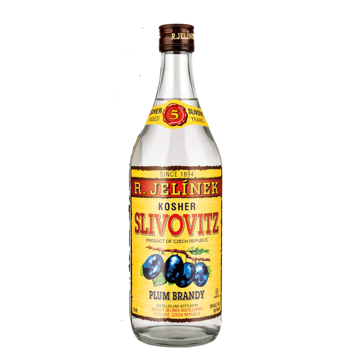 R. Jelinek Slivovitz 5 Year Kosher