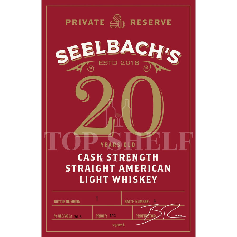Buy Seelbachôs Private Reserve 20 Year Old Light Whiskey Online -Craft City