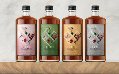 Buy Shunka Shuto Japanese Blended Whisky Combo 3 Each Spring 80, Autumn 80, Summer 80 & Winter 80 750ML Online -Craft City