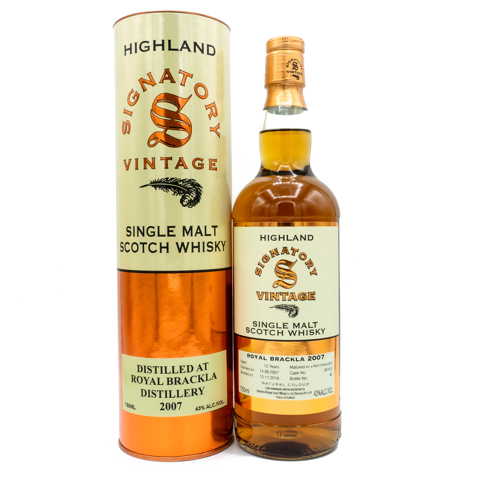 Buy Signatory Royal Brackla 12YR 750ML Online -Craft City