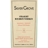 Buy Silver Grove Straight Bourbon 2024 Release Online -Craft City