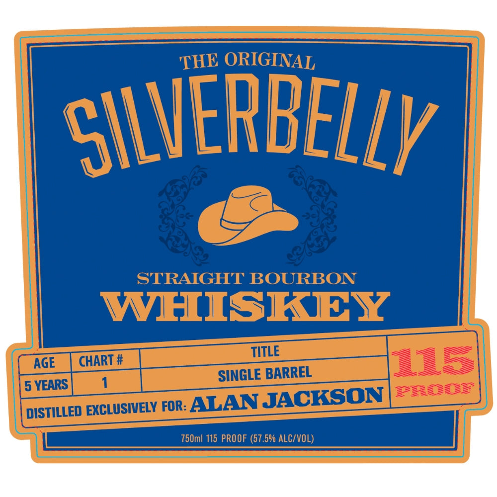 Buy Silverbelly 5 Year Old Single Barrel Bourbon by Alan Jackson Online -Craft City