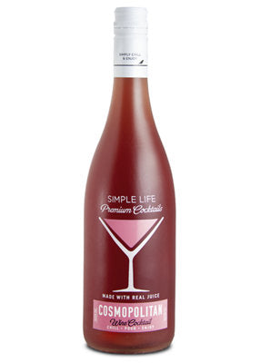 Buy Simple Life Cosmopolitan Wine Based Cocktail 750ML Online -Craft City