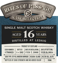 Buy Single Malt Scotch Whisky, 'Ledaig 16 Year' Online -Craft City