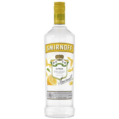 Buy Smirnoff Vodka Citrus Flavored 60 1L Online -Craft City