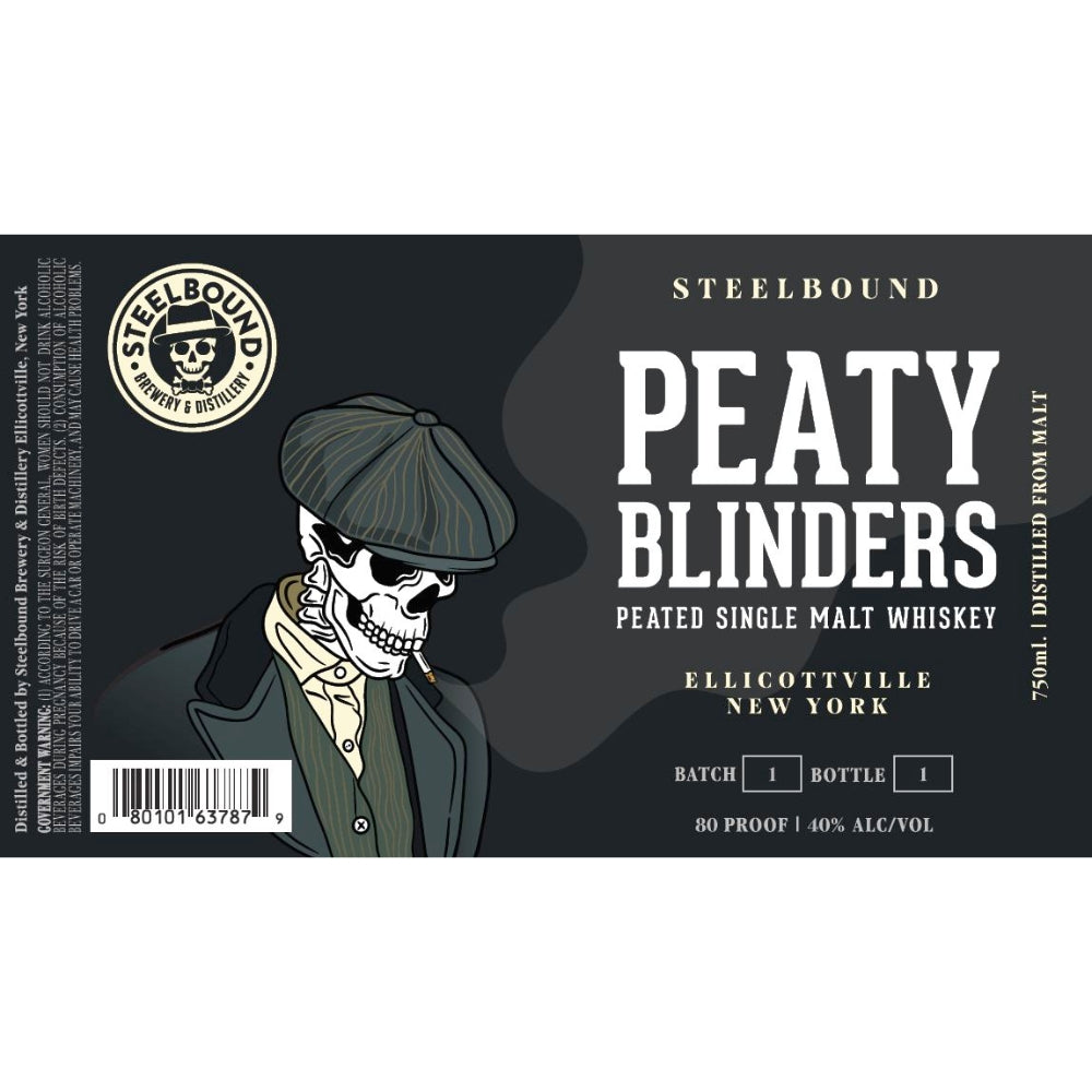 Buy Steelbound Peaty Blinders Peated Single Malt Whiskey Online -Craft City
