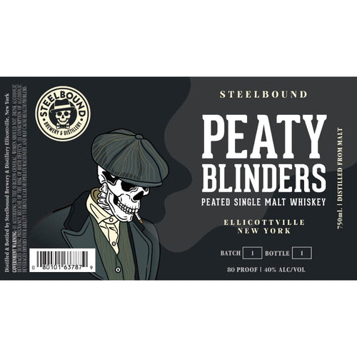 Buy Steelbound Peaty Blinders Peated Single Malt Whiskey Online -Craft City
